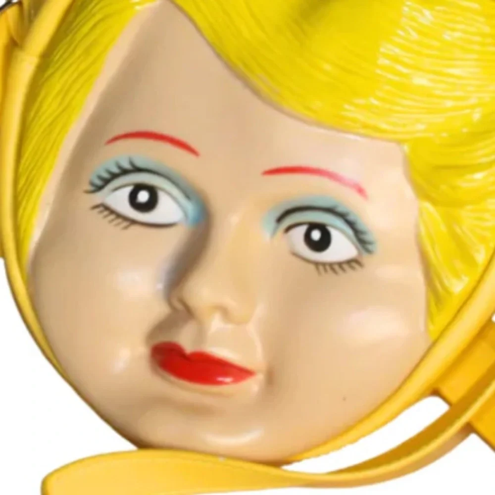 NEW Magic Society Original Blow Up Doll Icon Singer Face-Shaped Crossbody Bag